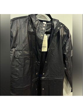 Fabletics Utility Rain Jacket Black Men’s